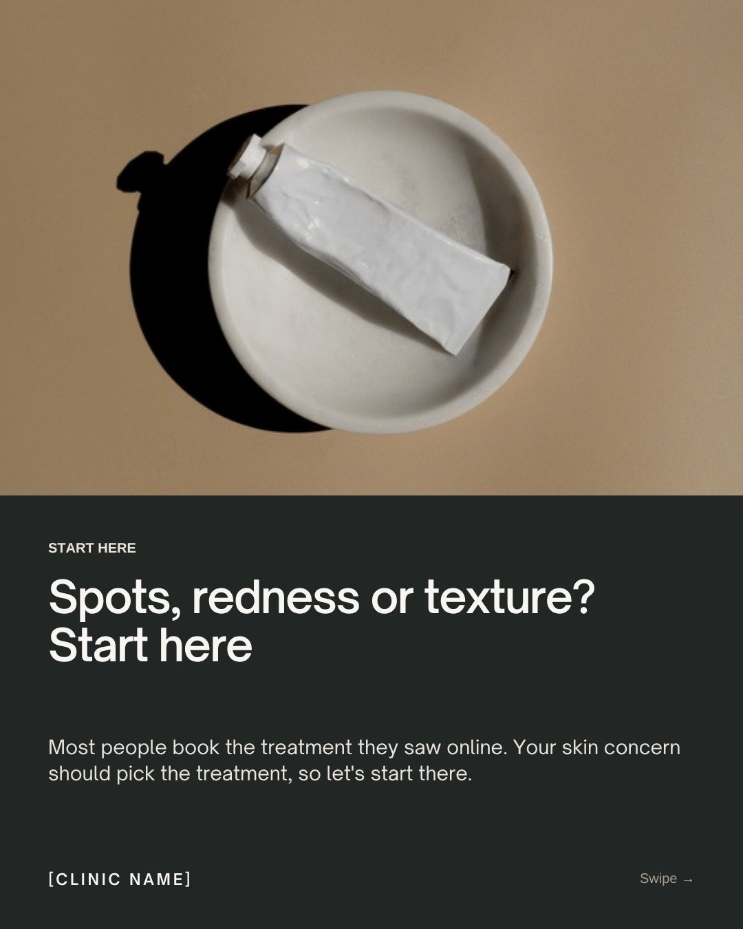 Aesthetic & Laser Clinic pack, sample Q4 Instagram post 3